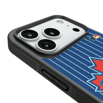 Toronto Blue Jays 1997-2002 - Cooperstown Collection Pinstripe Bump Phone Case for Apple iPhone