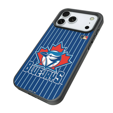 Toronto Blue Jays 1997-2002 - Cooperstown Collection Pinstripe Bump Phone Case for Apple iPhone