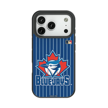 Toronto Blue Jays 1997-2002 - Cooperstown Collection Pinstripe Bump Phone Case for Apple iPhone