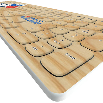 Toronto Blue Jays Baseball Bat Curved Wireless Keyboard