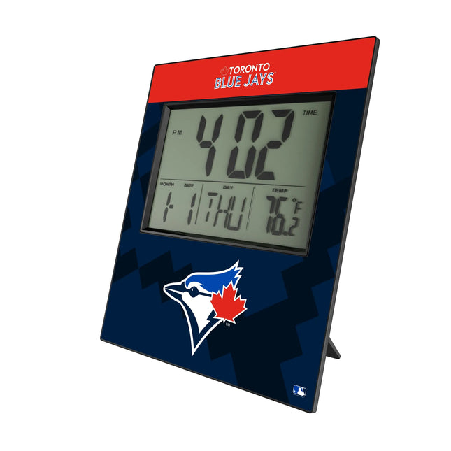 Toronto Blue Jays Color Block Wall Clock