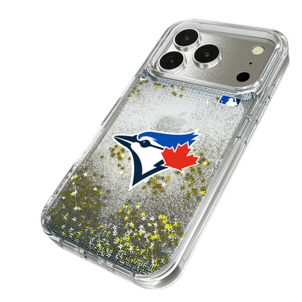 Toronto Blue Jays Linen Glitter Phone Case for Apple iPhone