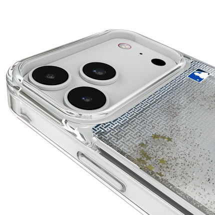 Toronto Blue Jays Linen Glitter Phone Case for Apple iPhone