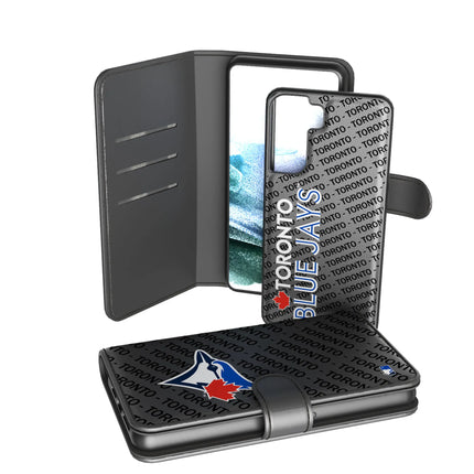 Toronto Blue Jays Monocolor Tilt Wallet Phone Case for Apple iPhone