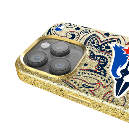 Toronto Blue Jays Paisley Bling Phone Case for Apple iPhone
