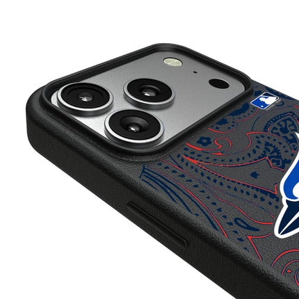 Toronto Blue Jays Paisley MagSafe Compatible Phone Case for Apple iPhone