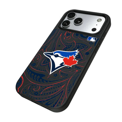 Toronto Blue Jays Paisley MagSafe Compatible Phone Case for Apple iPhone