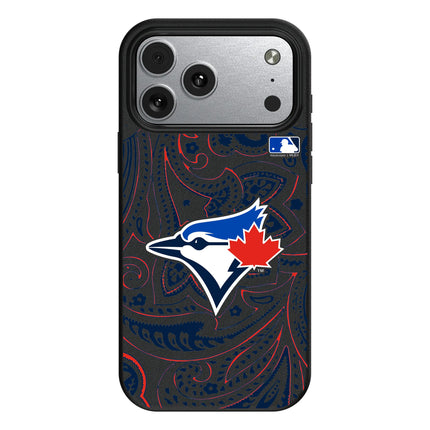 Toronto Blue Jays Paisley MagSafe Compatible Phone Case for Apple iPhone