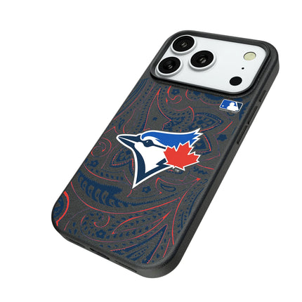 Toronto Blue Jays Paisley MagSafe Compatible Phone Case for Apple iPhone