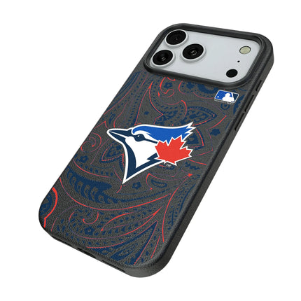Toronto Blue Jays Paisley MagSafe Compatible Phone Case for Apple iPhone