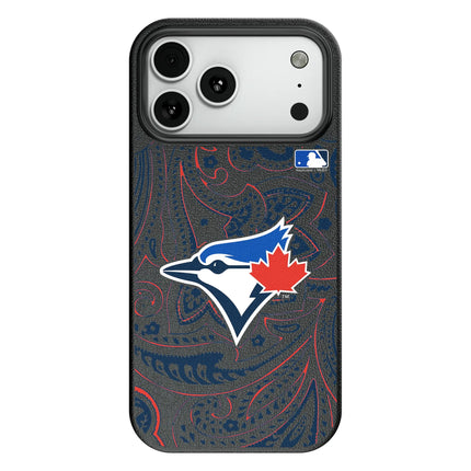 Toronto Blue Jays Paisley MagSafe Compatible Phone Case for Apple iPhone