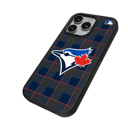 Toronto Blue Jays Plaid MagSafe Compatible Phone Case for Apple iPhone
