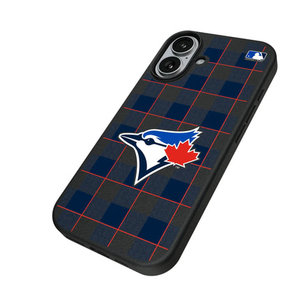 Toronto Blue Jays Plaid MagSafe Compatible Phone Case for Apple iPhone