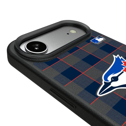 Toronto Blue Jays Plaid MagSafe Compatible Phone Case for Apple iPhone