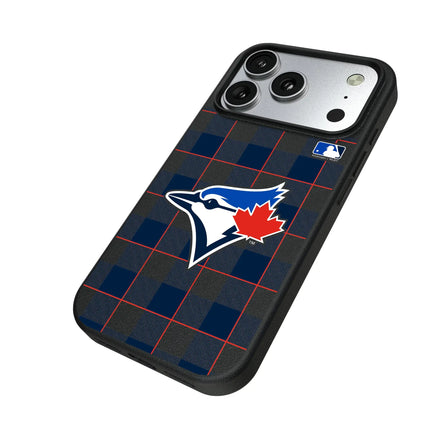 Toronto Blue Jays Plaid MagSafe Compatible Phone Case for Apple iPhone