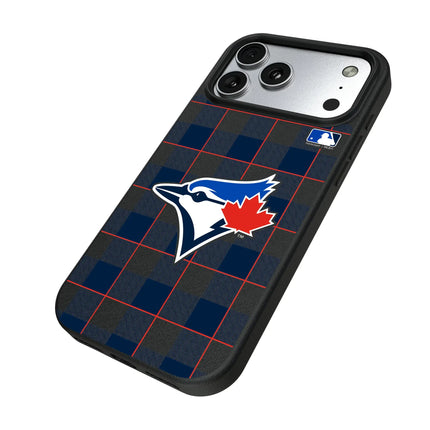 Toronto Blue Jays Plaid MagSafe Compatible Phone Case for Apple iPhone