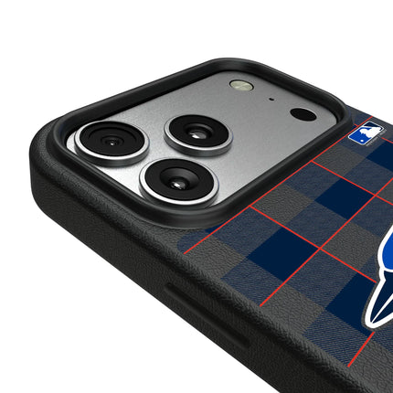 Toronto Blue Jays Plaid MagSafe Compatible Phone Case for Apple iPhone