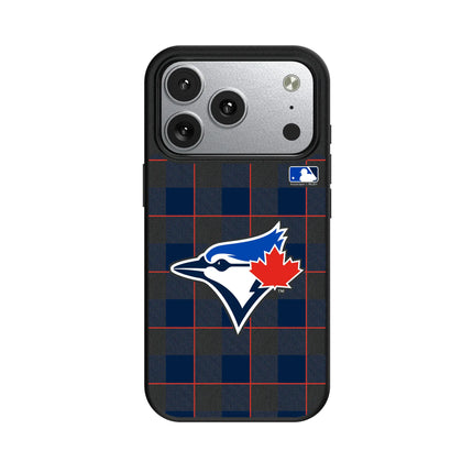 Toronto Blue Jays Plaid MagSafe Compatible Phone Case for Apple iPhone
