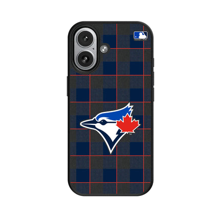 Toronto Blue Jays Plaid MagSafe Compatible Phone Case for Apple iPhone