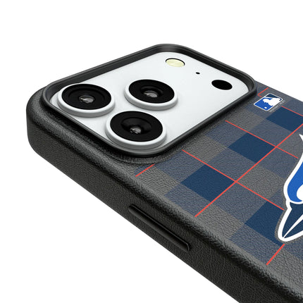 Toronto Blue Jays Plaid MagSafe Compatible Phone Case for Apple iPhone