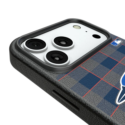Toronto Blue Jays Plaid MagSafe Compatible Phone Case for Apple iPhone