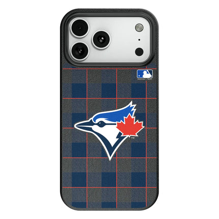 Toronto Blue Jays Plaid MagSafe Compatible Phone Case for Apple iPhone