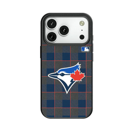 Toronto Blue Jays Plaid MagSafe Compatible Phone Case for Apple iPhone