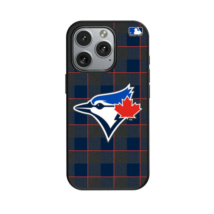 Toronto Blue Jays Plaid MagSafe Compatible Phone Case for Apple iPhone
