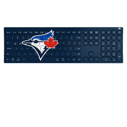 Toronto Blue Jays Solid Curved Wireless Keyboard
