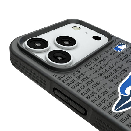 Toronto Blue Jays Text Backdrop Bump Phone Case for Apple iPhone
