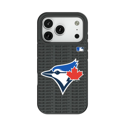 Toronto Blue Jays Text Backdrop Bump Phone Case for Apple iPhone