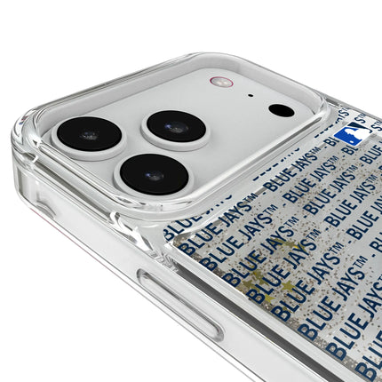 Toronto Blue Jays Text Backdrop Glitter Phone Case for Apple iPhone