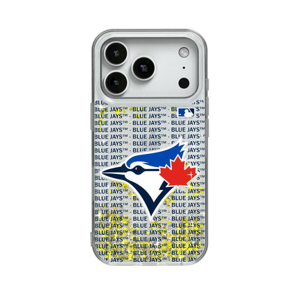 Toronto Blue Jays Text Backdrop Glitter Phone Case for Apple iPhone