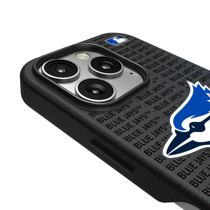 Toronto Blue Jays Text Backdrop MagSafe Compatible Phone Case for Apple iPhone