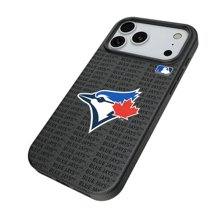 Toronto Blue Jays Text Backdrop MagSafe Compatible Phone Case for Apple iPhone