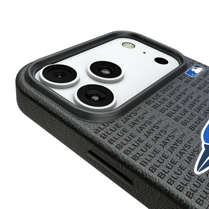 Toronto Blue Jays Text Backdrop MagSafe Compatible Phone Case for Apple iPhone