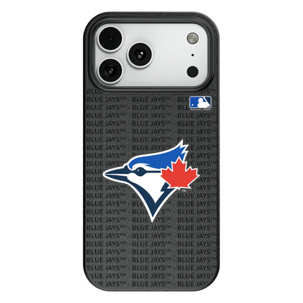 Toronto Blue Jays Text Backdrop MagSafe Compatible Phone Case for Apple iPhone