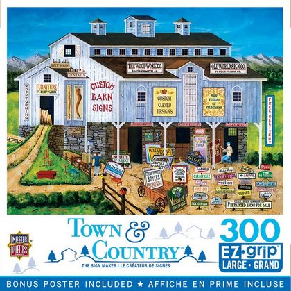 Town & Country - The Sign Maker 300 Piece EZ Grip Puzzle