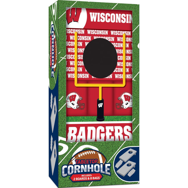 Wisconsin Badgers - NCAA Tabletop Cornhole