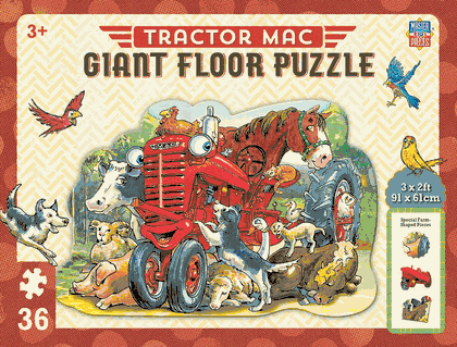 Tractor Mac 36 Piece Shaped Floor Puzzle