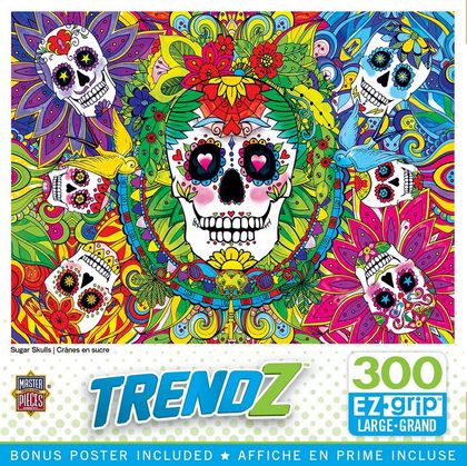 Trendz - Sugar Skulls 300 Piece EZ Grip Puzzle