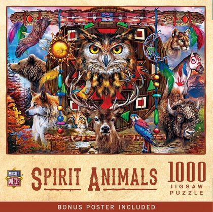 Tribal Spirit Spirit Animals 1000 Piece Puzzle
