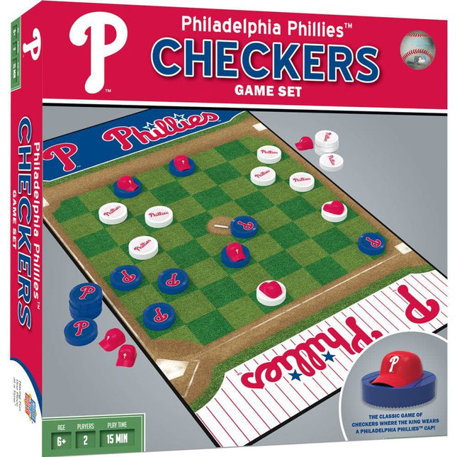 Philadelphia Phillies Checkers Board Game
