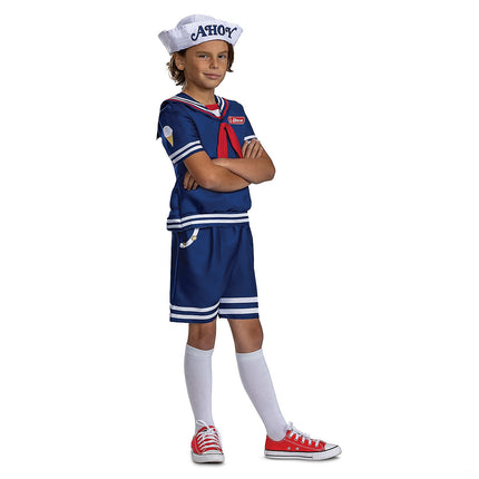 Kids Classic Stranger Things Steve Scoops Ahoy Costume