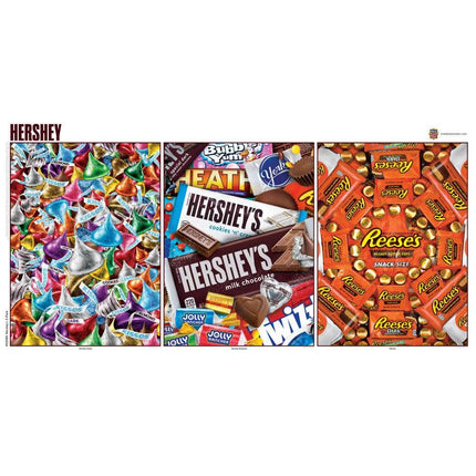 Hershey - 500 Piece Jigsaw Puzzles 3 Pack