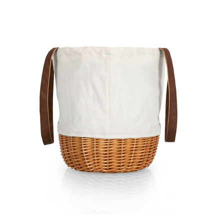 Friends - Coronado Canvas and Willow Basket Tote