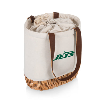 New York Jets - Pico Willow and Canvas Lunch Basket