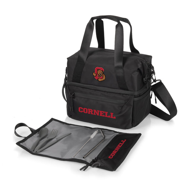 Cornell Big Red - Tarana Recycled Lunch Bag Cooler with Utensils