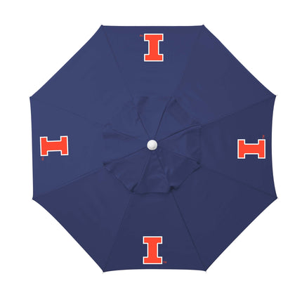 Illinois Fighting Illini - 5.5 Ft. Portable Beach Umbrella