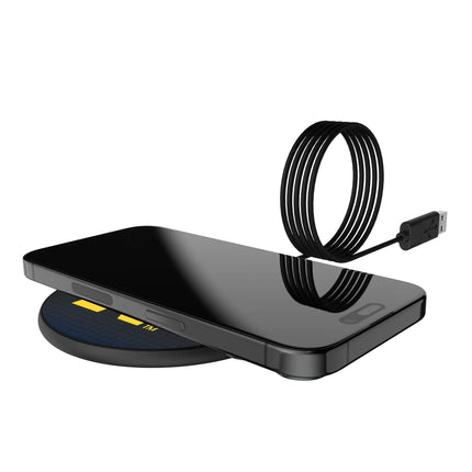 United State Naval Academy Midshipmen Linen 15-Watt Wireless Charger